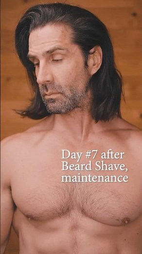 First Beard Cleanup After Shaving | Day 7 Beard Growth + Beard Oil Benefits