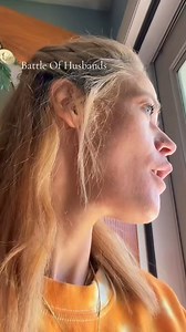 Battle Of Husbands 🥸 Yard Edition VD: Woman standing in front of front door listening to surrounding neighbors lawn mowing. #Married #Funny #Neighborhood #Couple | Ability Mom