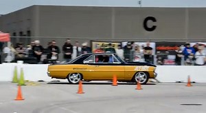 Video: Autocross Action From Indy - Watch The Jet Hot Chevy II Get Thrown Around  - BangShift.com