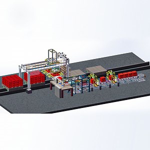 [Hot Item] Fully Automatic Brick Packaging System with PE Film Cold Stretch Hood Film