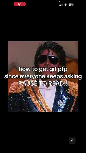 How to Get a GIF PFP on TikTok (Michael Jackson PFP)