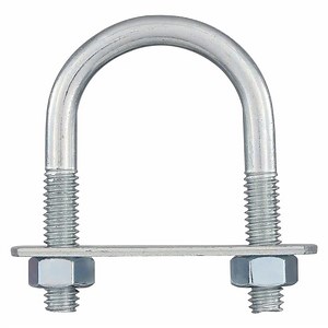 [Hot Item] M6 M8 M10 U Bolt Plates and Nuts Standard U-Bolts Stainless Steel 304 Square U Bolt Solar Fasteners