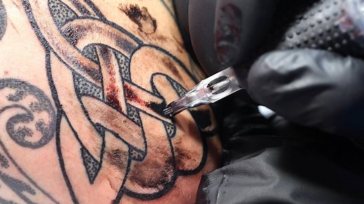 Pat Fish has mastered the traditional Celtic knot tattoo, and has built a devoted client base that visits her from all over the world. | Ink Expedition