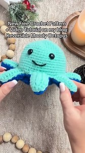 6.3K views · 61 reactions | You're going to FLIP over this crochet octopus! 殺 FREE pattern: https://www.nickishomemadecrafts.com/crochet-reversible-octopus-plush/ . . . . . #crochetoctopus #crochetamigurumi #amigurumicrochet #amigurumi | Crochet Patterns & Tutorials by Nicki's Homemade Crafts | Facebook