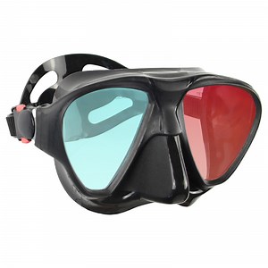 [Hot Item] Custom Adults Anti Fog Waterproof Tempered Glass Scuba Mask Low Volume Freediving Diving Goggles for Divers