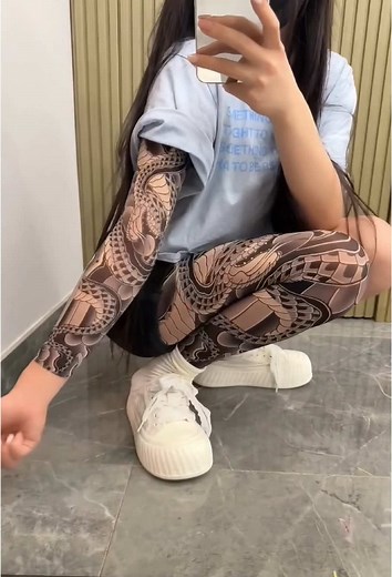 Wearable tattoos | tattoo arm sleeve #swifttattoo #tattoosleeve #tattooideas #faketattoo #traditionaltattoo #japanesetraditional #howtotiktok