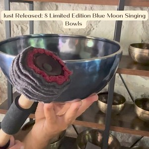 43 reactions · 32 shares | Eight Limited Edition Bowls, Just Released. The Blue Moon Bowl, sold out in hours on it’s first run. Made by hand of bell metal bronze, selected for the hypnotic tones and treated and finished as a unique work of art. It’s our pleasure, to welcome you to look and listen closer, and to reserve one today: https://www.theohmstore.co/products/blue-moon-bowl-large-10-25-inch-handmade-bronze-singing-bowl-from-nepal | The Ohm Store | Facebook