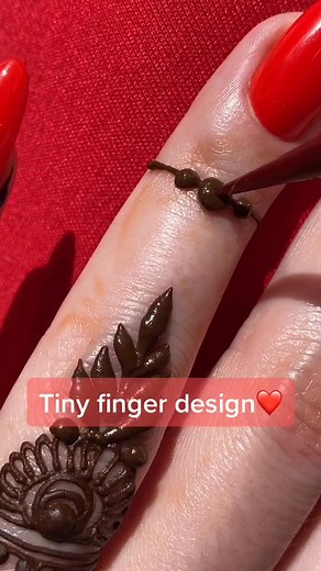 Arabic Henna Finger Designs Tutorial