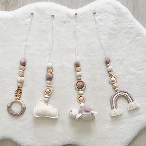 Turtle Macrame Baby Gym Pendant Set Handmade Baby Shower Mother's Gift Baptism - Etsy