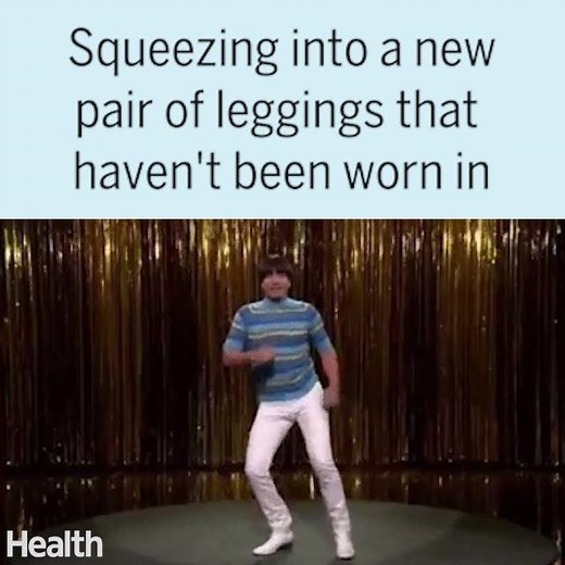 This is why I have so much trouble giving up my worn leggings for a fresh pair. | Health