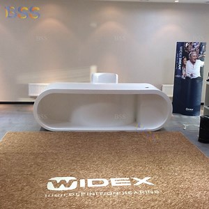 [Hot Item] Italian Google Modern White Executive Curved Office Desk
