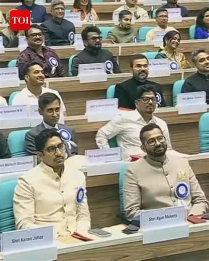 #WATCH | Delhi | Dadasaheb Phalke Award recipient actor #MithunChakraborty narrates his journey in the Indian film industry and advises the youth to "never give up and always dream" | The Times of India