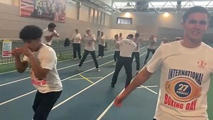 MEET THE SQUAD 🥊 England Talent Youth squad member Jimmy Dean Wood took time out from training on AIBA’s #InternationalBoxingDay yesterday so he can introduce you all to his team-mates who will compete in October's Europeans 🙌 📽️ There might be one or two extra takes in there, eh Jimmy?! 😂👊 Westree Amateur Boxing Club Birtley Boxing Club at BYPC Phil Thomas School of Boxing Lions Amateur Boxing Club The Hunslet Club Rainham Boxing Club Brandon Boxing Club Peacock Boxing Gym Rumbles Boxing A