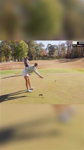 never back off, even for birdie😂 #golf #explore #golfswing #giggle #funny #friends