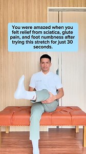 552K views · 3.7K reactions | You didn’t expect much… Then 30 seconds later—with this simple nerve flossing— your sciatica, glute pain, and foot numbness eased. #sciatica #foryou #trendingreelsvideo #fbreels #feed #physiotherapy | Physical Therapy Session | Facebook