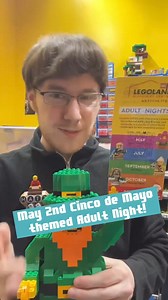 1.1K views · 3 comments | Save the date adult LEGO FANS!  LEGOLAND Discovery Center Westchester's next Adult Night is happening on Thursday, May 2nd. This Adult Night we're turning up the heat with a Cinco de Mayo fiesta!  Get ready for a night filled with fun games, build activities, and epic prizes.  Stay tuned for more details to come!  Link for tickets - https://bit.ly/3ON1cX9 | Legoland Discovery Center | Facebook