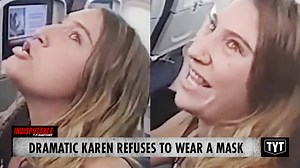 A dramatic Karen refuses to wear a mask. | Indisputable with Dr. Rashad Richey
