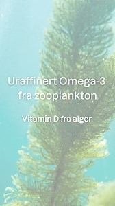 Prøv uraffinert omega-3 fra zooplankton - kombinert med vitamin D fra alger 🌿 Zooca® Original inneholder en unik, uraffinert olje hvor hele 40 ulike fettsyrer er bevart i sin naturlige form: omega-3 (EPA, DHA SDA) astaxanthin, ketolinsyre, polikosanoler med mer. 👉Dette får du ikke fra tran og annen omega-3. Prøv Zooca® Original i 30 dager – kun 79,- ❤️Hjerte og hjerne 💪Muskulatur og beinbygning 🛡️Immunsystem 🔬Zooca® Original er et helnorsk produkt basert på 20 års forskning! Velkomsttilbud!
