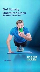 Be Simply Unstoppable with An Post Mobile. Get Totally Unlimited Data, with calls and texts, and 99.9% 4G nationwide coverage for just €18 per month. Plus no bills, contracts or price increases! Buy now at anpost.com/mobile or at your local post office | An Post | Facebook