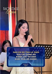 Nam Em hát ca khúc khó tại phần thi Cosmo Talent