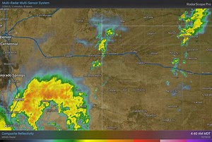 Radar Update at 5:00 am MDT on Saturday October 19, 2024… Showers will continue to track northward across eastern Colorado and portions of northwest Kansas through sunrise this morning. Expect rainfall amounts ~0.05” with brief showers. Locally higher amounts are likely along and south of I-70 in eastern Colorado… where showers are heavier and more widespread in coverage. #cowx #kswx | US National Weather Service Goodland Kansas