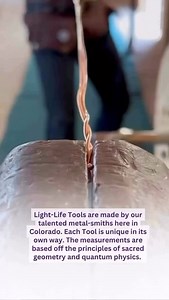 Light-Life Tools are made by our talented metal-smiths here in Colorado. Each Tool is unique in its own way. The measurements are based off the principles of sacred geometry and quantum physics. #handmade #madeinusa #smallbusiness #lightlifetools #lightlifetechnology #slimspurling #sacredgeometry #quantumphysics #lifeforceenergy | Slim Spurling's Light-Life Energy Tools