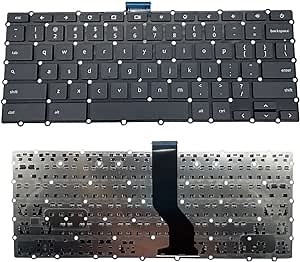 Laptop Replacement Keyboard Fit Acer ChromeBook C910 CB3-531 CB3-431 CB5-571 US Layout US Layout