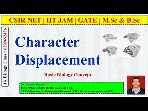 Character Displacement | instant notes of Ecology