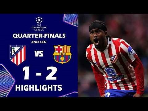 Atletico Madrid - FC Barcelone (1-2) Résumé et buts | Ligue des champions 2025/26
