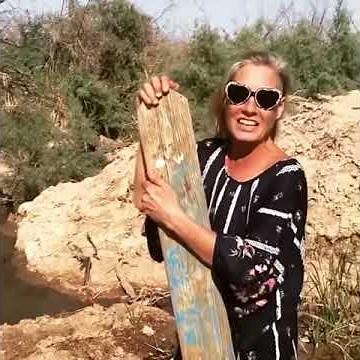Dot hits the slab City cold shower