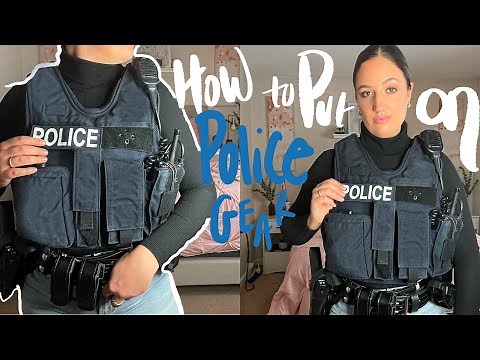 How to put on a police uniform | female police officer | STEFANIE ROSE