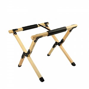 [Hot Item] Camping BBQ Cooking Outdoor Fridge Ice Box Foldable Wood Cooler Stand