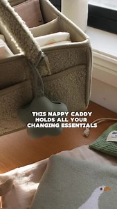 Everything you need, all in one (stylish) spot ❤️ Our Nappy Caddy has become a go-to for new parents and thoughtful gift givers. With clever pockets and dividers, it keeps ALL changing essentials (nappies, wipes, creams, change clothes) beautifully organised and always within reach. If you’re on the hunt for the perfect baby shower gift — this is it 🤍 | UrbanBaby