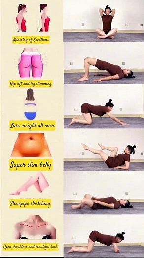 Thisset of movements is adaily routine that will teach you how to loseweight easily while lying down