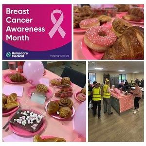 1.4K views · 28 reactions | 勺 Pink Breakfast Morning! 勺 Our team turned pink today for Breast Cancer Awareness Month, and kicked it off with some tasty breakfast treats! 縷☕ A big thank-you to everyone who wore pink and joined in for a cause that matters. Irish Cancer Society #ThinkPink #PinkBreakfast #BreastCancerAwareness #TeamSpirit #SupportTheCause | Homecare Medical | Facebook