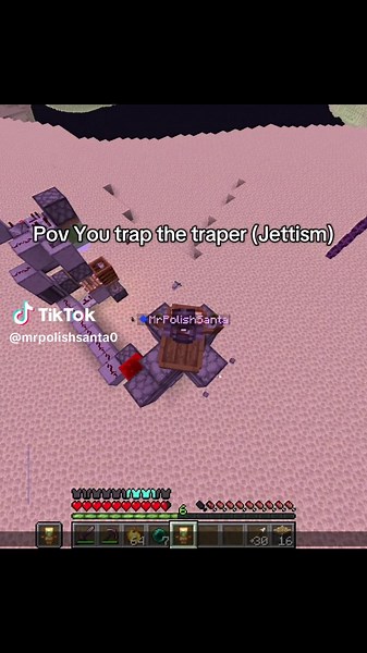 Pov You Trap The Trapper @Jettism 💀🙏🥀✌️ | Schematic in BIO #minecraft #trap #polish #donutsmp #fyp
