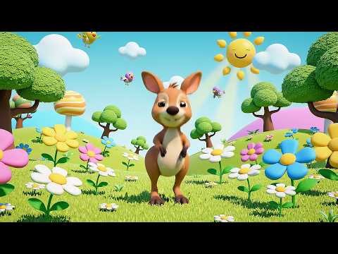 El Bebé Canguro Salta y Salta | Canciones de Animales y Movimiento para Niños