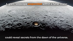 What's a Lunar Crater Radio Telescope? | NASA Space Technology FriendsofNASA.org: Imagine a giant telescope secluded on the surface on the far side of the Moon. This is the idea behind the Lunar Crater Radio Telescope (LCRT), a visionary project from NASA’s Innovative Advanced Concepts program. Deployed by cliff-climbing robots, the LCRT would be isolated from Earth-based radio interference, giving us an unparalleled view of the universe. The LCRT would be able to detect radio waves from the cos
