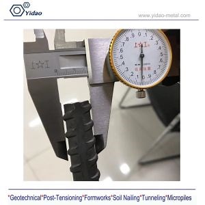 [Hot Item] 불연속 나사 강봉 타이로드 앵커용