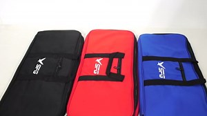 SOPOGER Archery Takedown Recurve Bow Case Soft Bow Hunting Carry Case Bag with Hand strap and Pockets Outdoor Shooting Practice (Black)