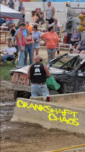 Engine swap class getting ready at the 2025 Huron county fair