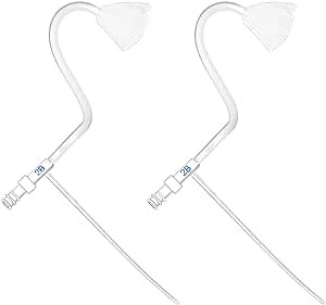 Banglijian BTE Hearing Amplifier Accessories, 2 Pieces Sound Tubes 2B Size for Ziv-201A/Ziv-201/Ziv-206/201V (Left Ear)