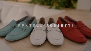 Summer vibes to enrich your style. Unstructured and unlined, the penny loafer from the #Estateline is the shoe embodies the summer essence. Available in our boutiques and at fratellirossetti.com #fratellirossetti #estate #SS23 #NewCollection #MadeInItaly #craftsmanship | Fratelli Rossetti