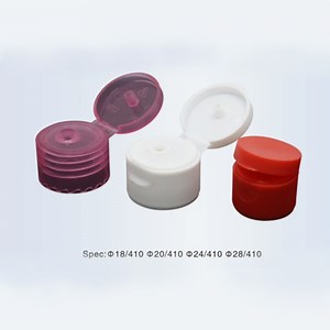 [Hot Item] Cosmetic Bottle Packaging Flip Top Caps for Shampoo Shower Gel