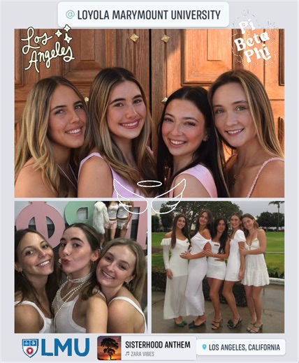 Our #onlychild has a lot of new #sisters! #sorority #Rush #greek #life in #losangeles at Loyola Marymount University | Kim & Dana Wagner