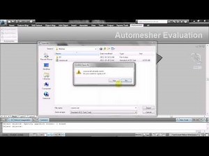 Automesher supports ACIS SAT file format