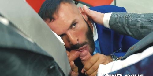 MEN PLAYING - Dani Robles and Denis Vega breed with Ross Hurston and Ruslan Angelo (Daniela Robles)