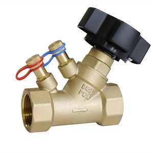 [Hot Item] Balance Valve DN20 Brass Flow Control Digital Locking Valve Brass Static Balance Regulating Valve
