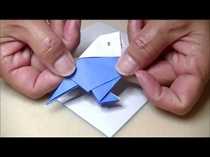 【ORIGAMI】Bird 折り紙 鳥の作り方