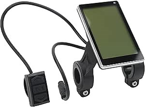 Electric M5 LCD Display, ABS Premium LCD Display Low Failure Rate Practical Connector Panel Easy Installation Electric Display for Scooter Electric